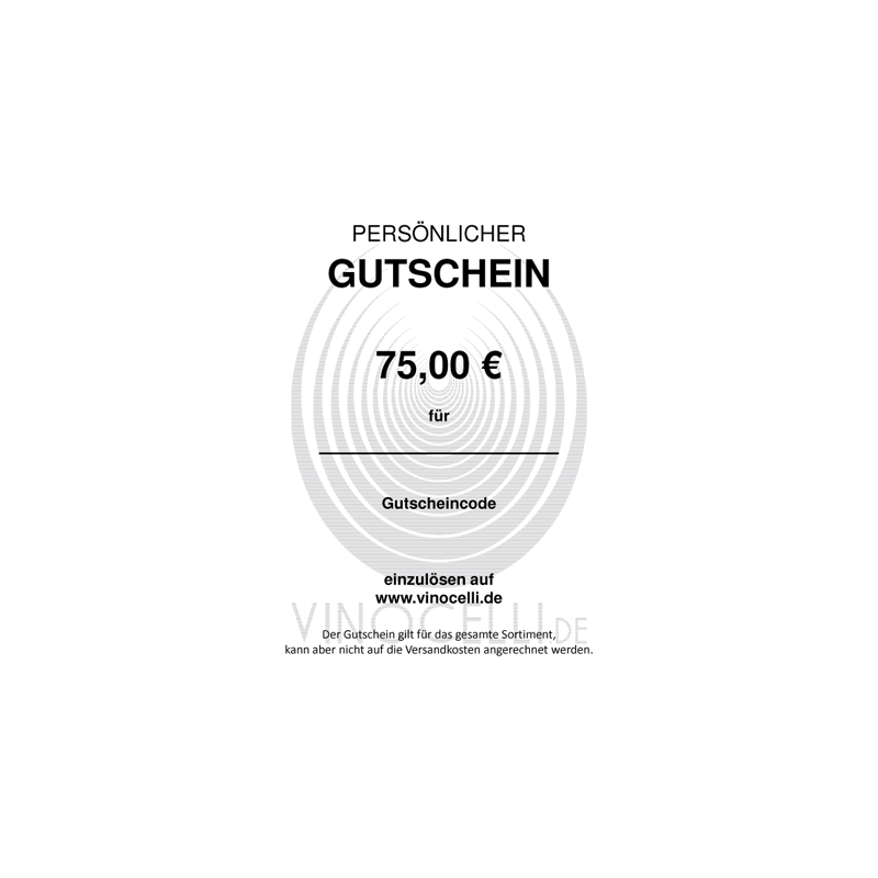 Gutschein 75